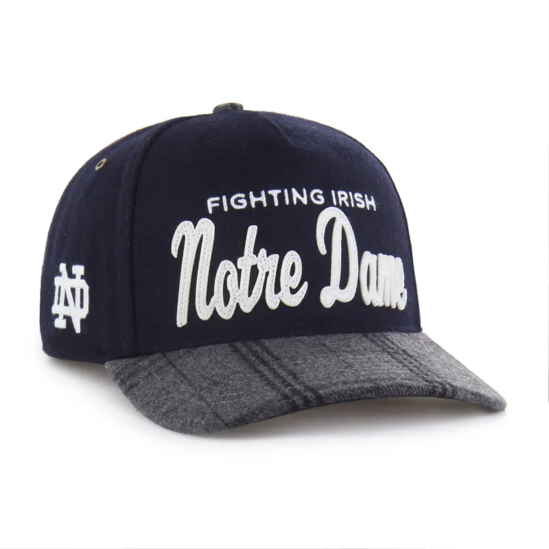 NOTRE DAME FIGHTING IRISH WINDOWPANE PLAID '47 HITCH RF RELAXED FIT sold by 47