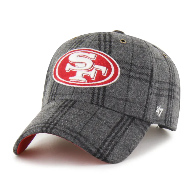 SAN FRANCISCO 49ERS WINDOWPANE PLAID '47 CLEAN UP made by 47