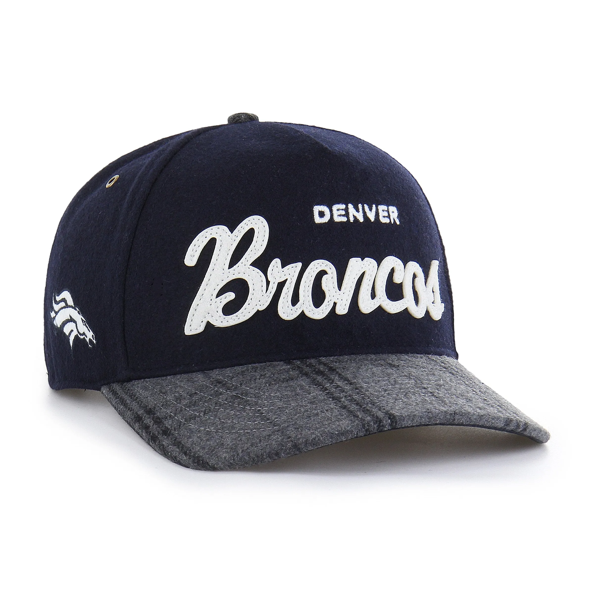 DENVER BRONCOS WINDOWPANE PLAID '47 HITCH RF RELAXED FIT sold by 47