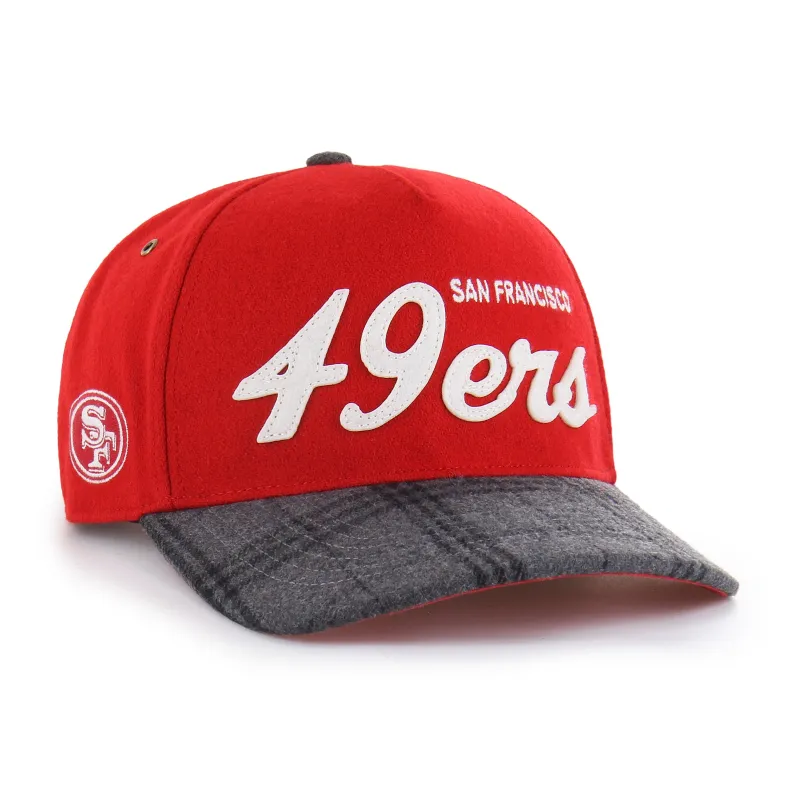 SAN FRANCISCO 49ERS WINDOWPANE PLAID '47 HITCH RF RELAXED FIT sold by 47