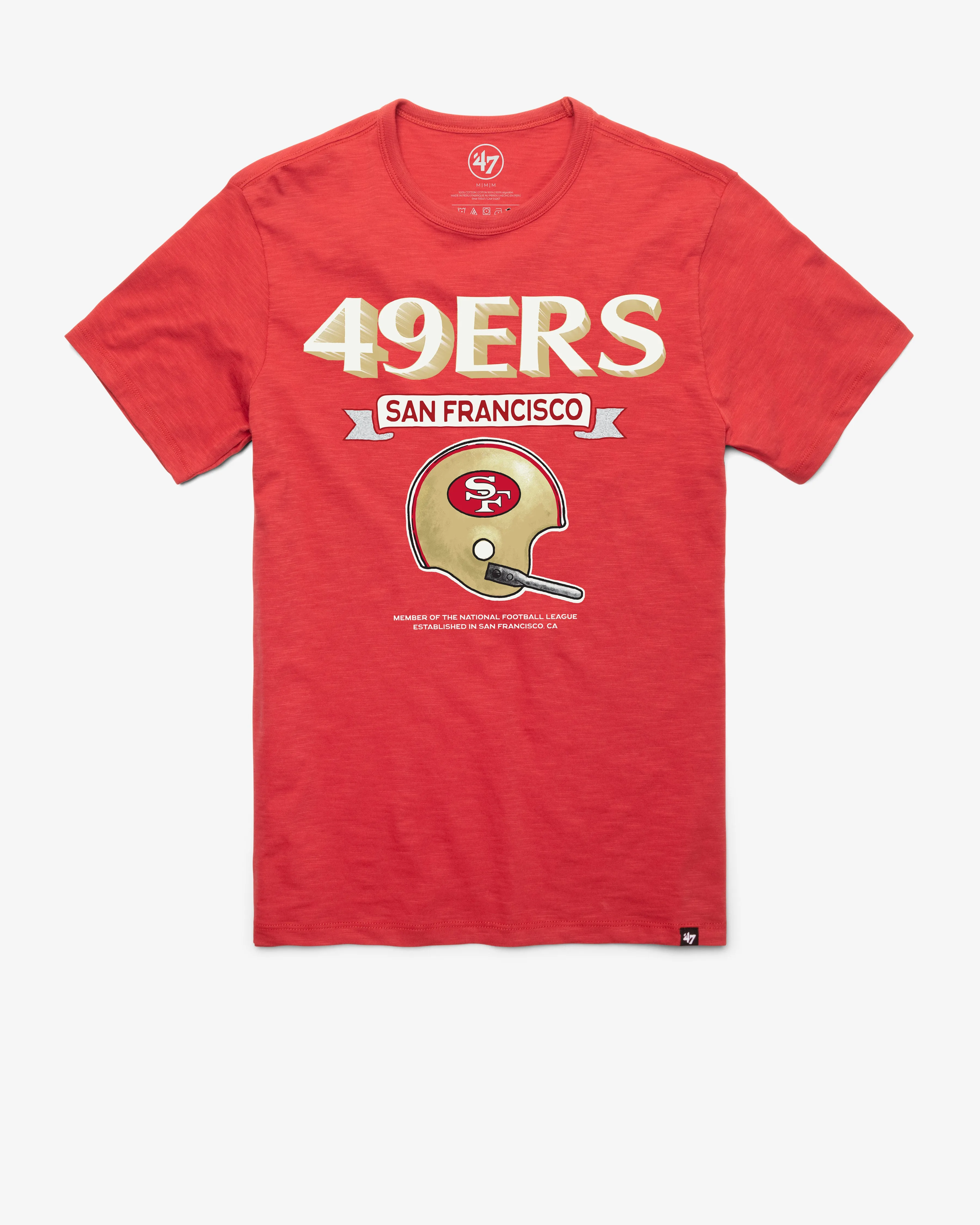 SAN FRANCISCO 49ERS HISTORIC LONG HAUL '47 SCRUM TEE sold by 47