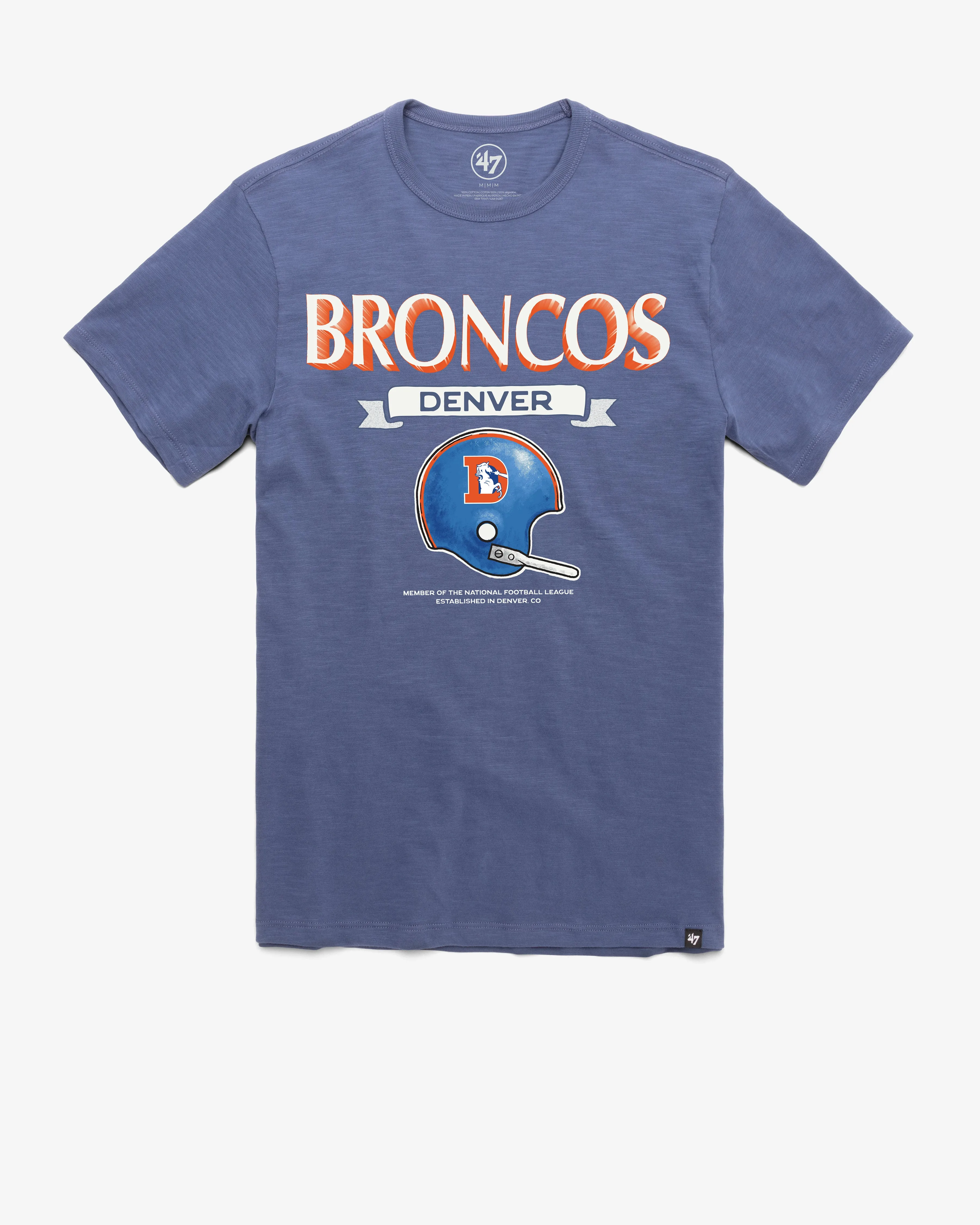 DENVER BRONCOS HISTORIC LONG HAUL '47 SCRUM TEE sold by 47