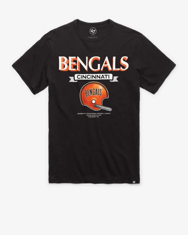 CINCINNATI BENGALS HISTORIC LONG HAUL '47 SCRUM TEE sold by 47