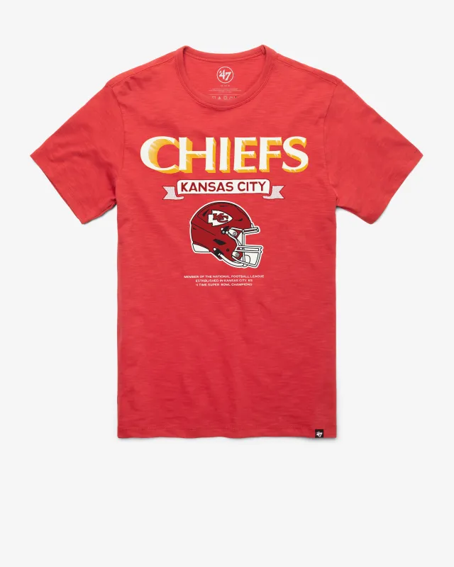 KANSAS CITY CHIEFS LONG HAUL '47 SCRUM TEE sold by 47