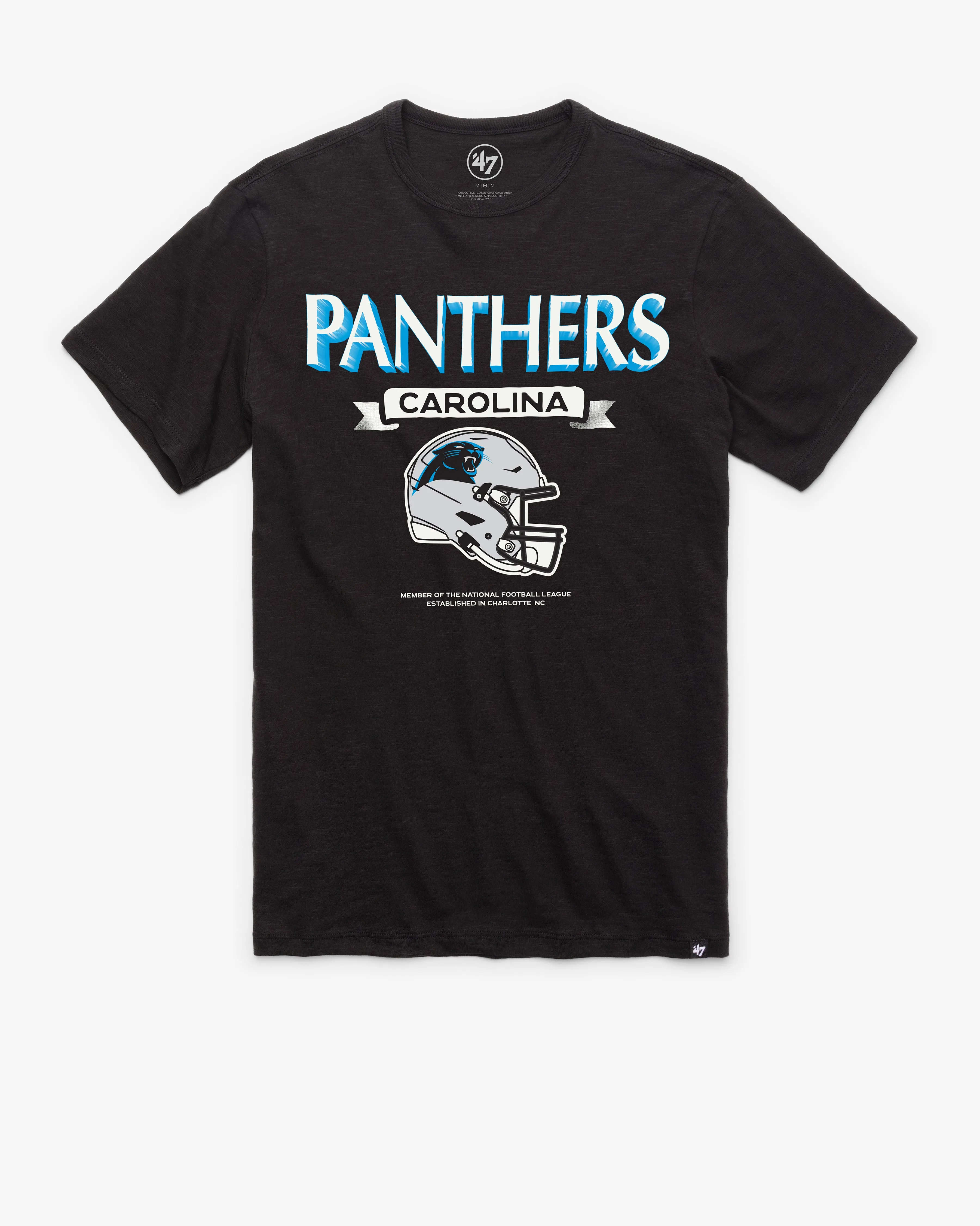 CAROLINA PANTHERS LONG HAUL '47 SCRUM TEE sold by 47
