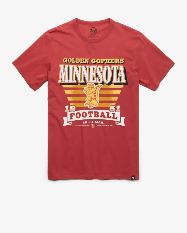 MINNESOTA GOLDEN GOPHERS VINTAGE STRIPE SPLASH '47 FRANKLIN TEE sold by 47