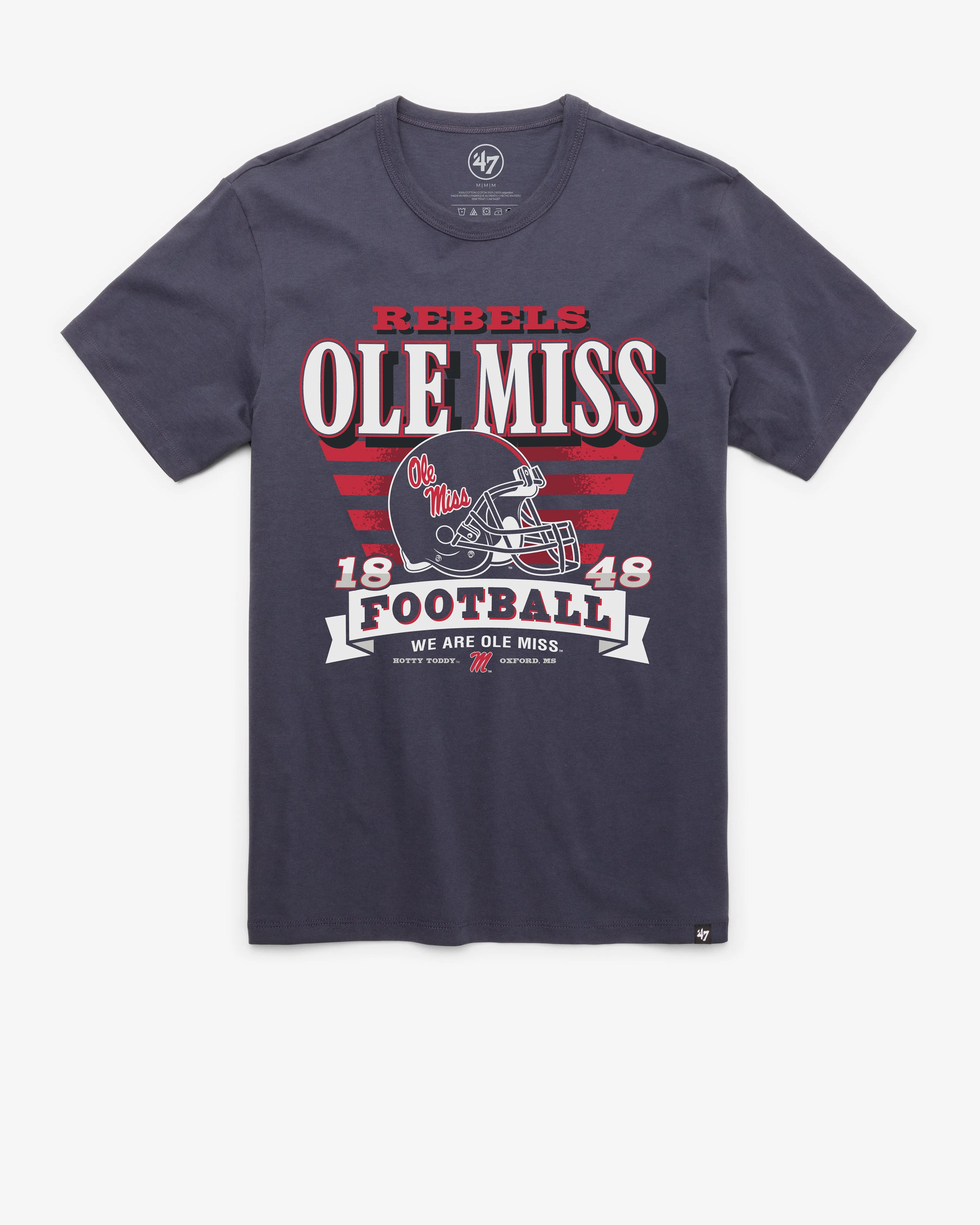MISSISSIPPI REBELS STRIPE SPLASH '47 FRANKLIN TEE sold by 47