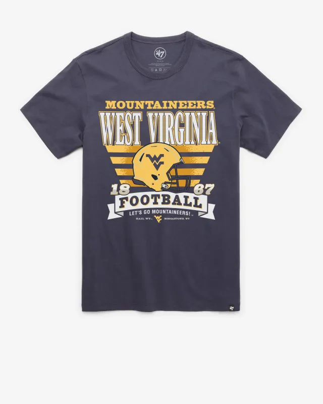 WEST VIRGINIA MOUNTAINEERS STRIPE SPLASH '47 FRANKLIN TEE sold by 47