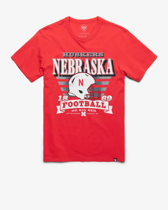 NEBRASKA CORNHUSKERS STRIPE SPLASH '47 FRANKLIN TEE sold by 47