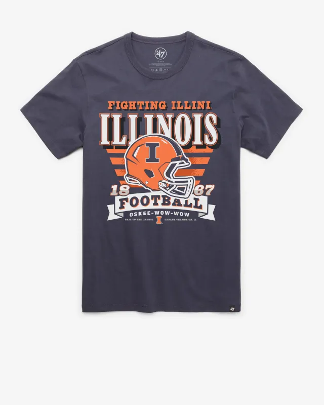 ILLINOIS FIGHTING ILLINI STRIPE SPLASH '47 FRANKLIN TEE sold by 47