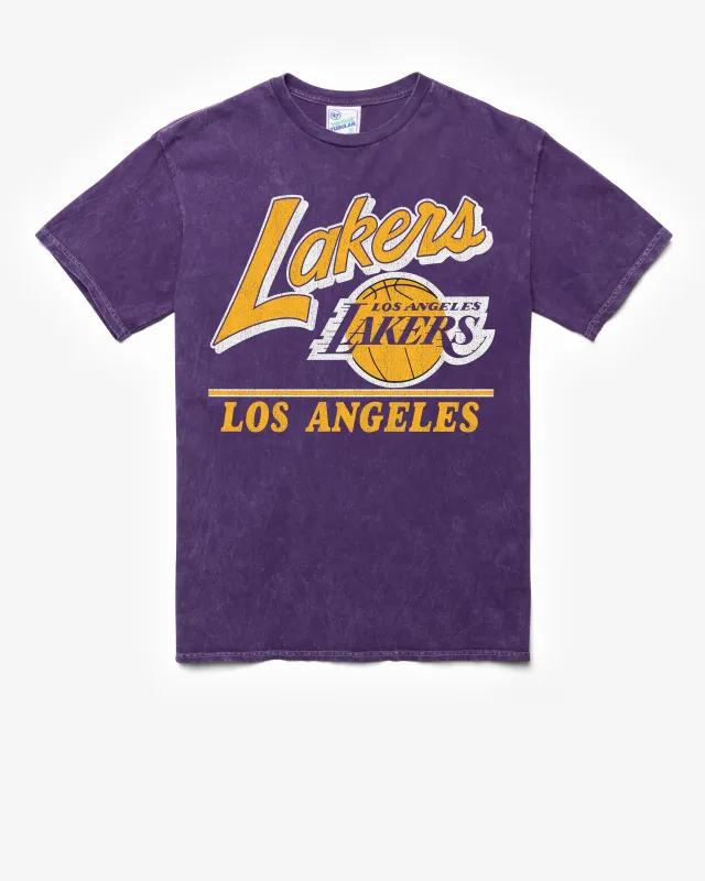 LOS ANGELES LAKERS FLY BY VINTAGE '47 TUBULAR TEE sold by 47