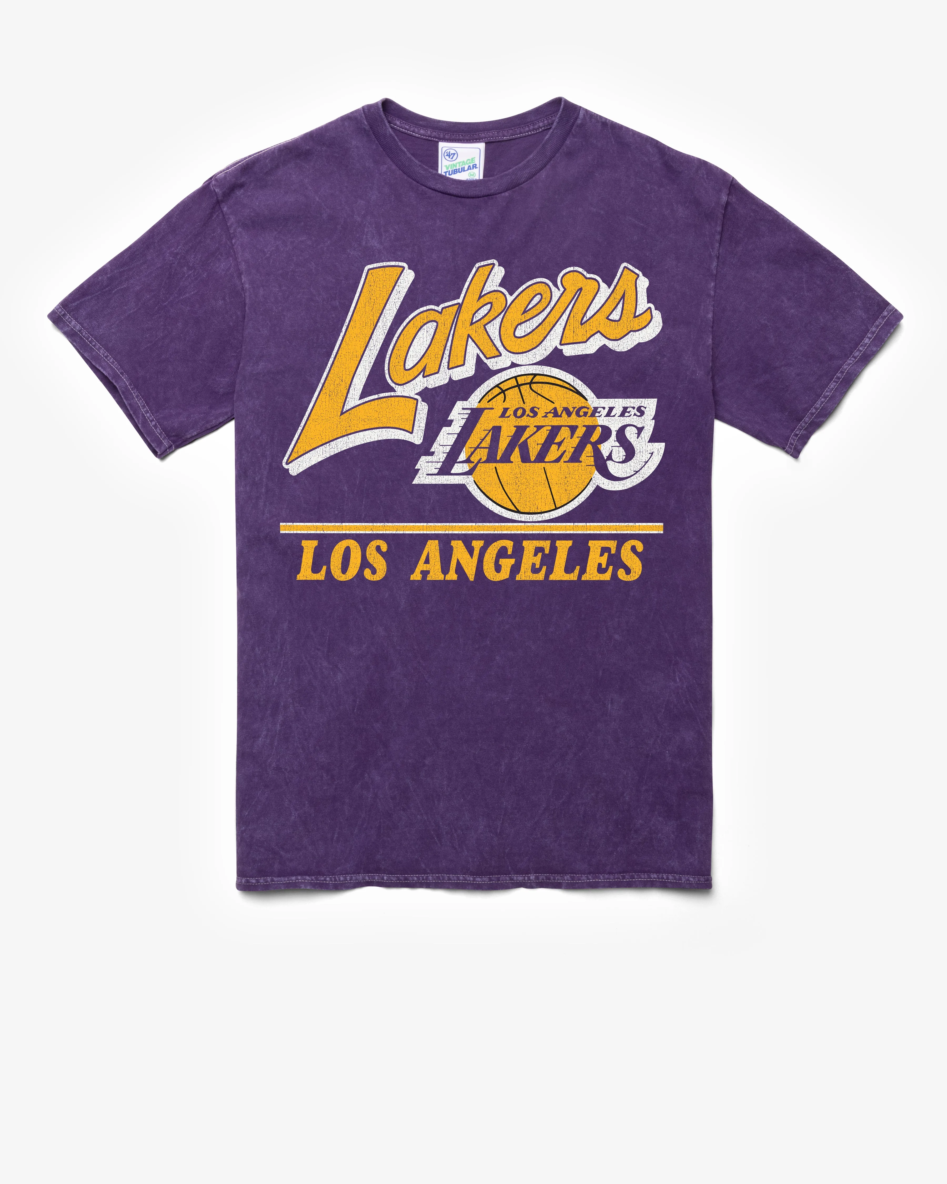 LOS ANGELES LAKERS FLY BY VINTAGE '47 TUBULAR TEE sold by 47