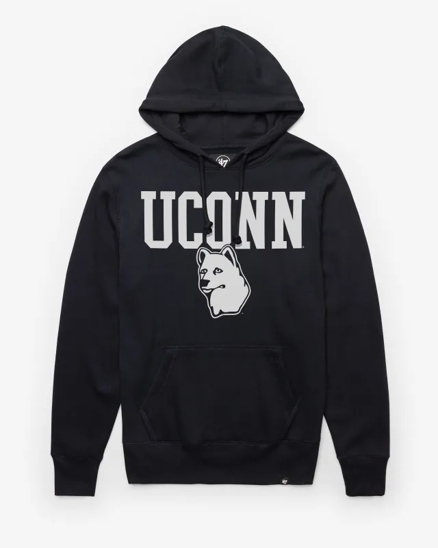 CONNECTICUT HUSKIES UCONN VINTAGE STRAIGHT BLOCK '47 HEADLINE HOOD sold by 47