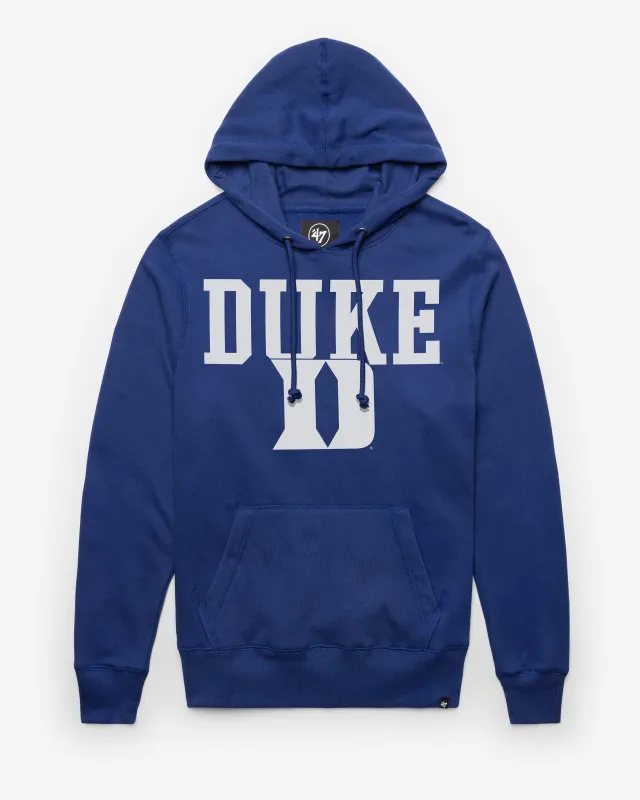 DUKE BLUE DEVILS STRAIGHT BLOCK '47 HEADLINE HOOD sold by 47