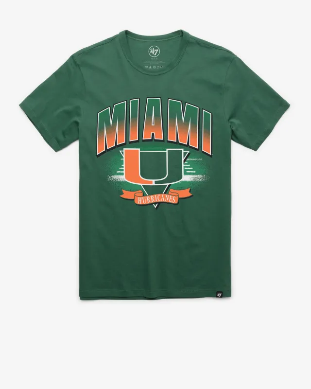 MIAMI HURRICANES ARENA FADE '47 FRANKLIN TEE sold by 47