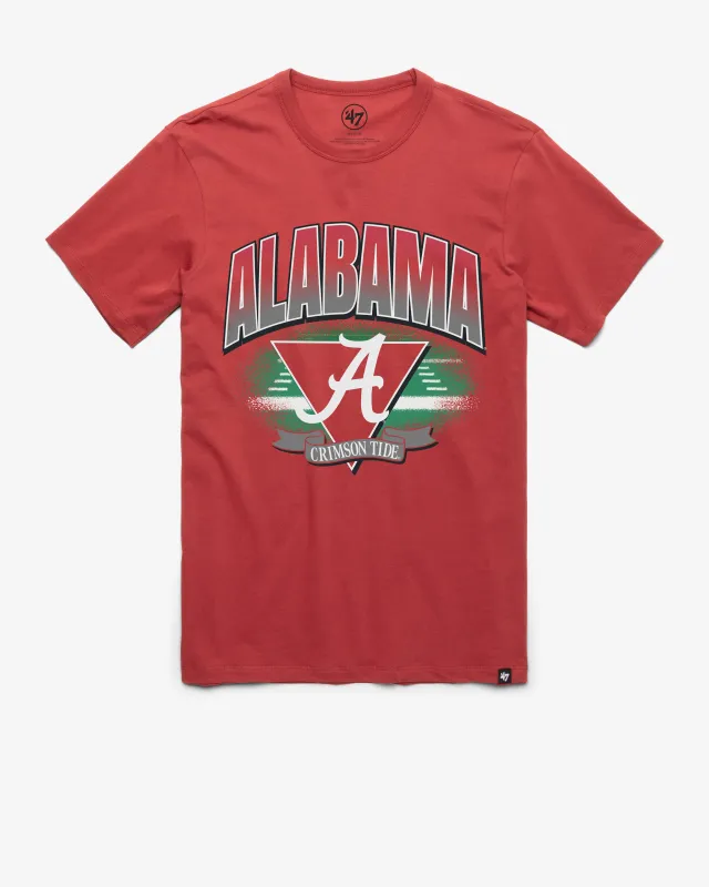 ALABAMA CRIMSON TIDE ARENA FADE '47 FRANKLIN TEE made by 47