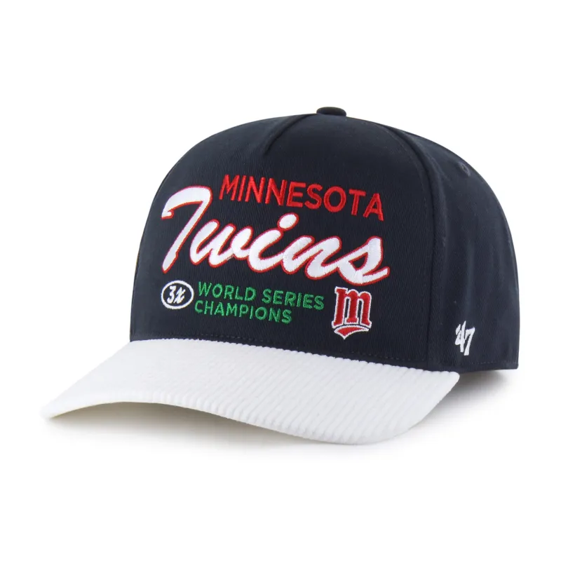 MINNESOTA TWINS COOPERSTOWN WORLD SERIES MLB MULTI TIME '47 HITCH RF RELAXED FIT made by 47
