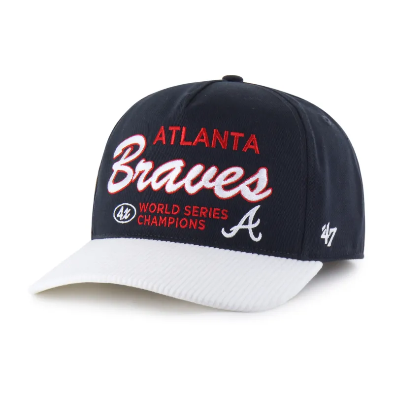 ATLANTA BRAVES COOPERSTOWN WORLD SERIES MULTI TIME '47 HITCH RF RELAXED FIT made by 47