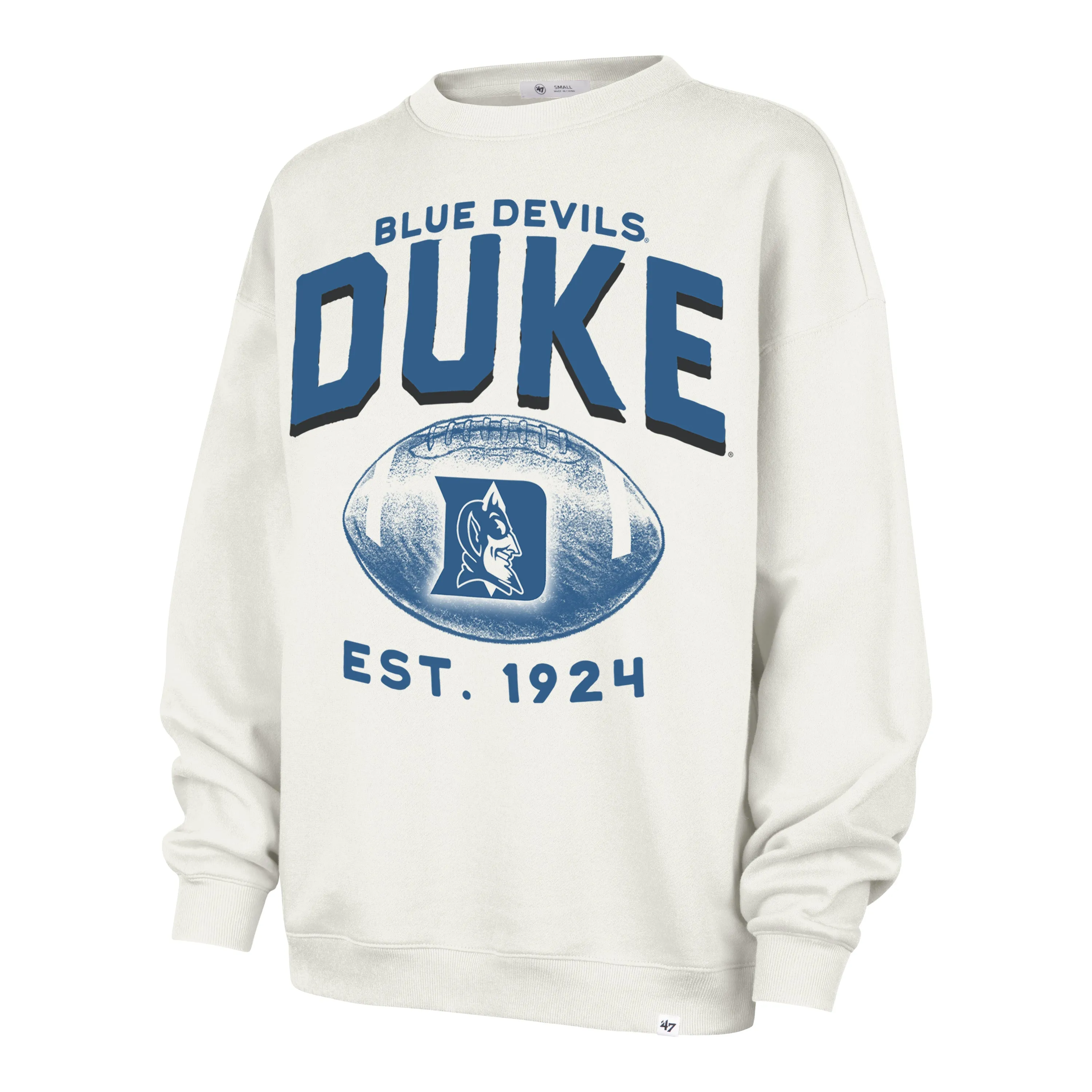 DUKE BLUE DEVILS ARCH CLOUD '47 OVERSIZED CREW WOMENS sold by 47