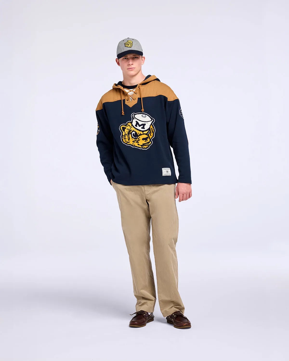 MICHIGAN WOLVERINES VINTAGE FLANNAGAN '47 WINGBACK LACER sold by 47 product image thumbnail 5