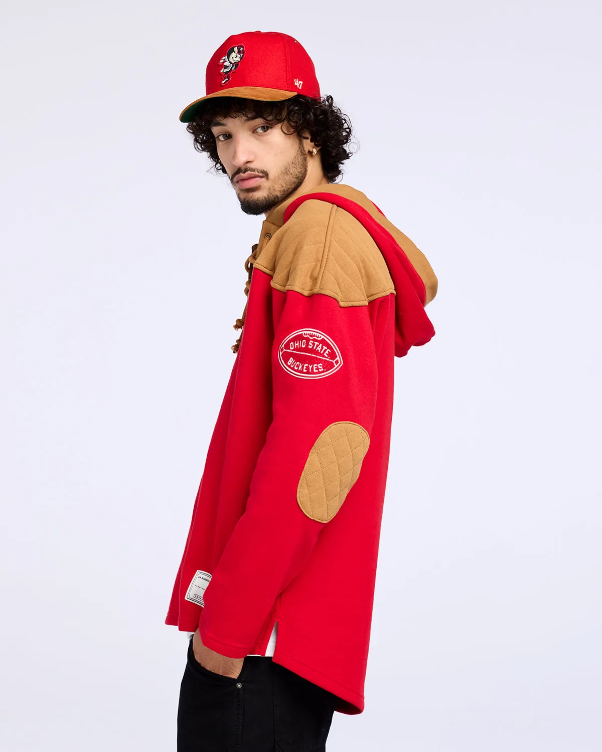 OHIO STATE BUCKEYES VINTAGE FLANNAGAN '47 WINGBACK LACER sold by 47 product image thumbnail 3