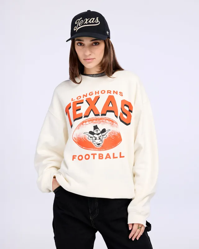 TEXAS LONGHORNS VINTAGE ARCH CLOUD '47 OVERSIZED CREW WOMENS sold by 47