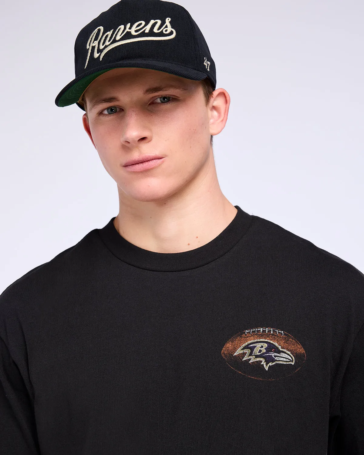 BALTIMORE RAVENS GAME ON '47 FOUNDATION TEE sold by 47 product image thumbnail 3