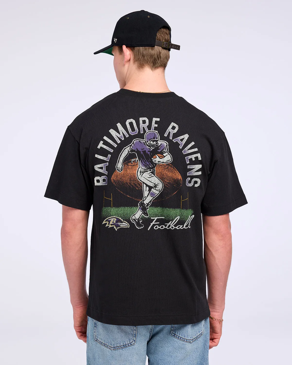 BALTIMORE RAVENS GAME ON '47 FOUNDATION TEE sold by 47 product image thumbnail 2