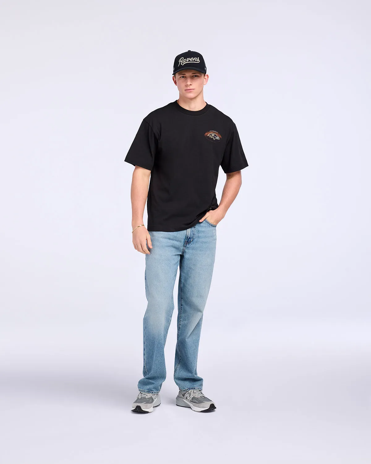 BALTIMORE RAVENS GAME ON '47 FOUNDATION TEE sold by 47 product image thumbnail 4