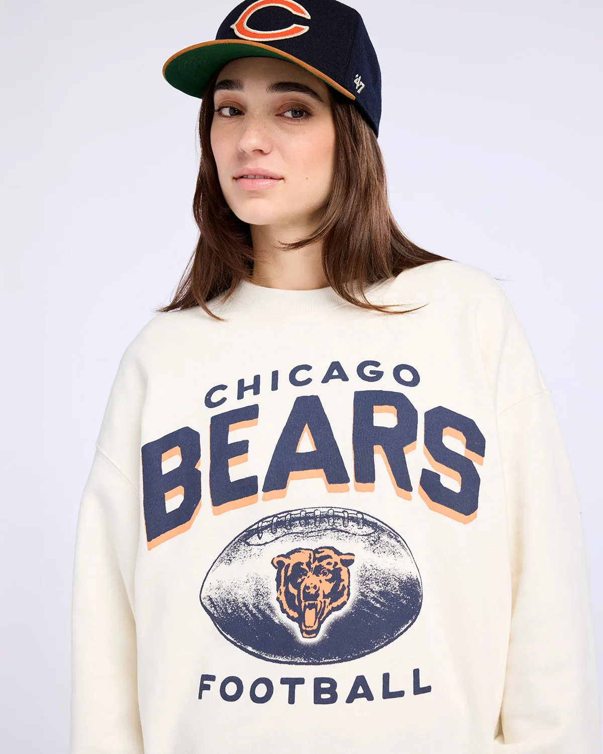 CHICAGO BEARS ARCH CLOUD '47 OVERSIZED CREW WOMENS sold by 47 product image thumbnail 3