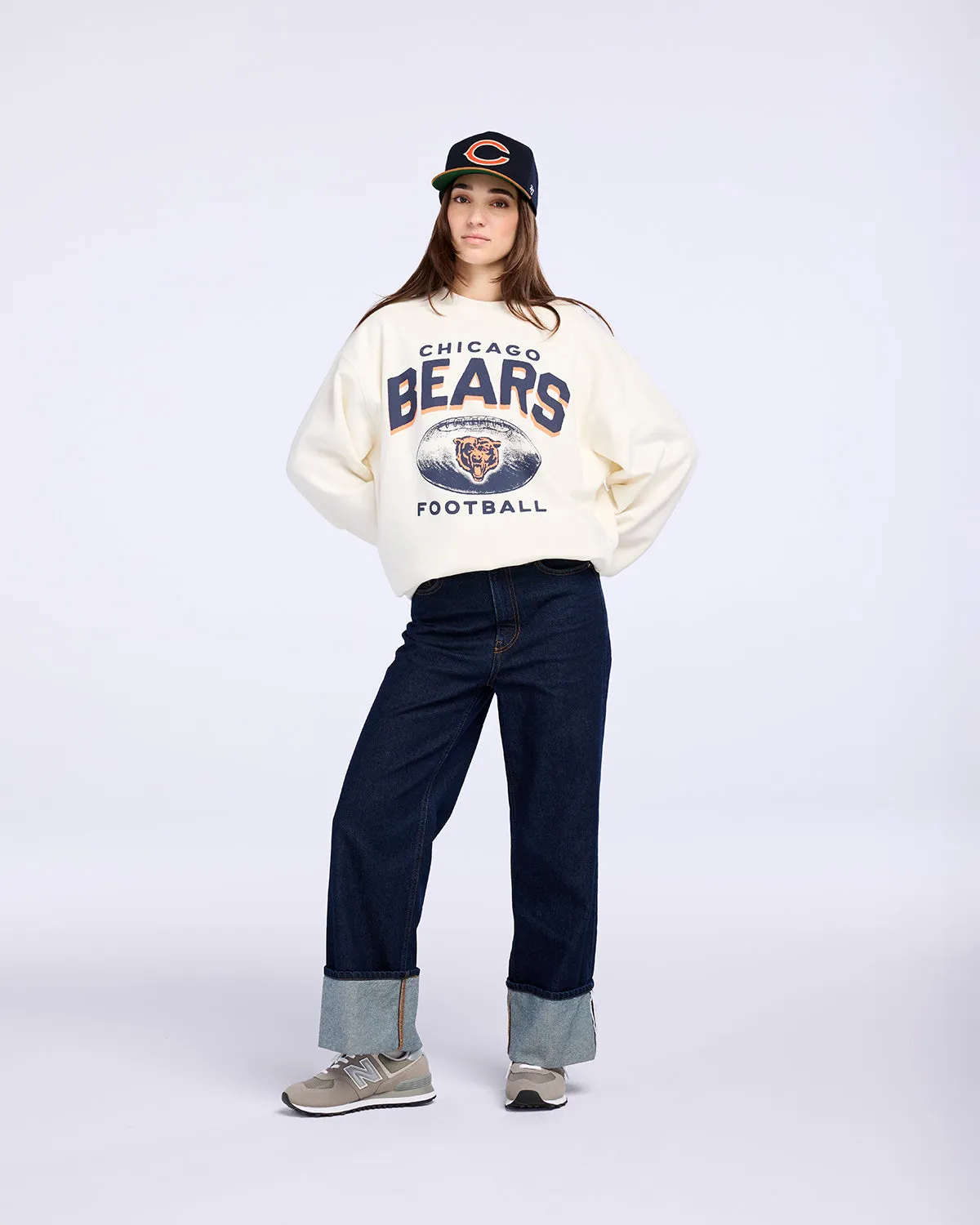 CHICAGO BEARS ARCH CLOUD '47 OVERSIZED CREW WOMENS sold by 47 product image thumbnail 4