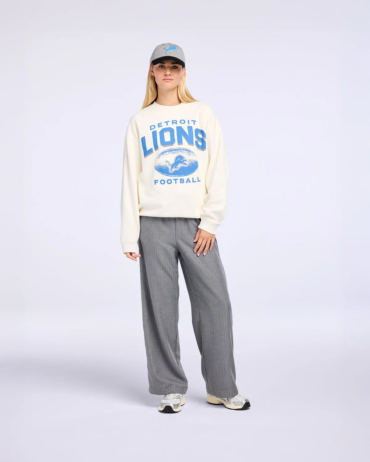 DETROIT LIONS ARCH CLOUD '47 OVERSIZED CREW WOMENS sold by 47 product image thumbnail 4