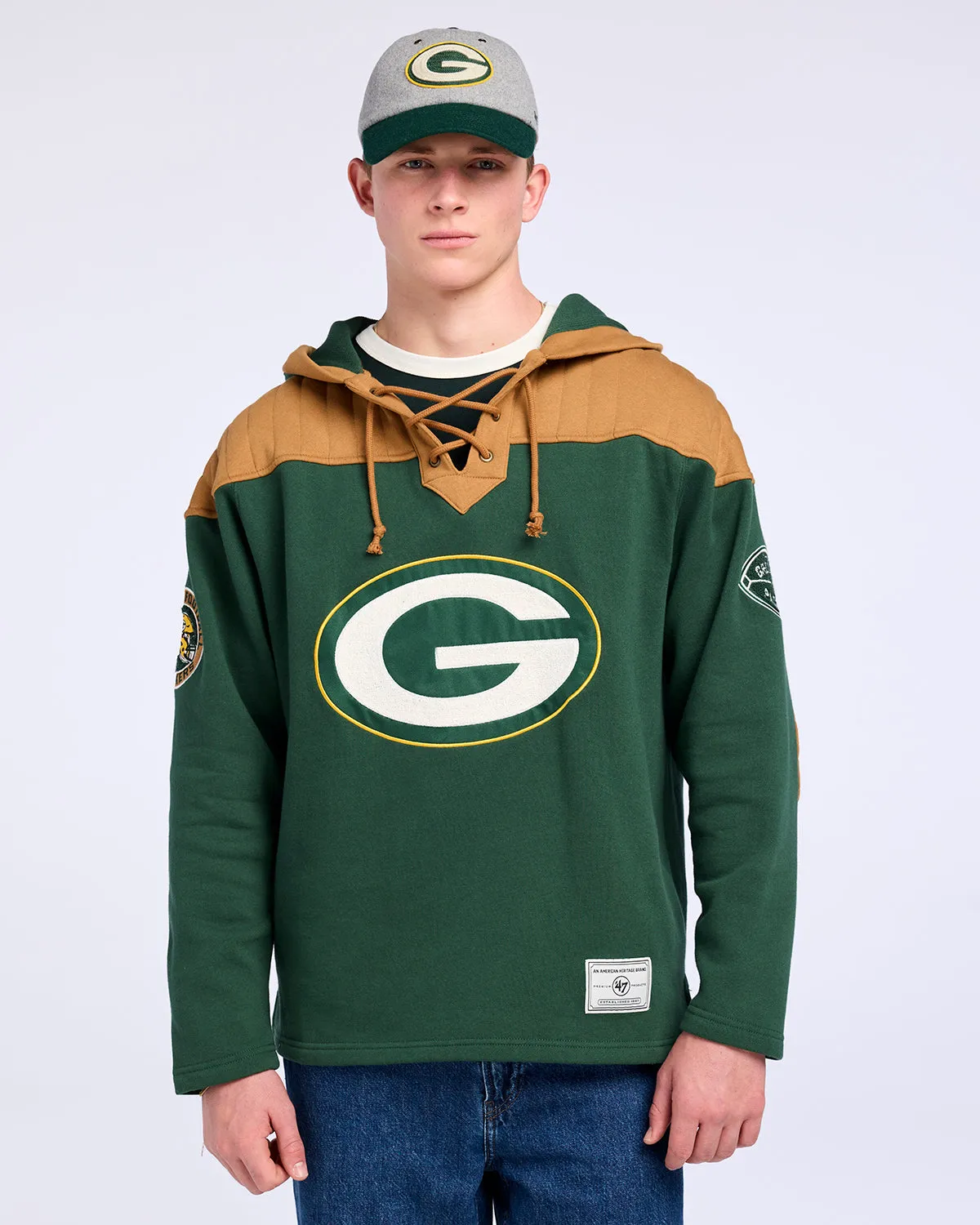 GREEN BAY PACKERS FLANNAGAN '47 WINGBACK LACER sold by 47