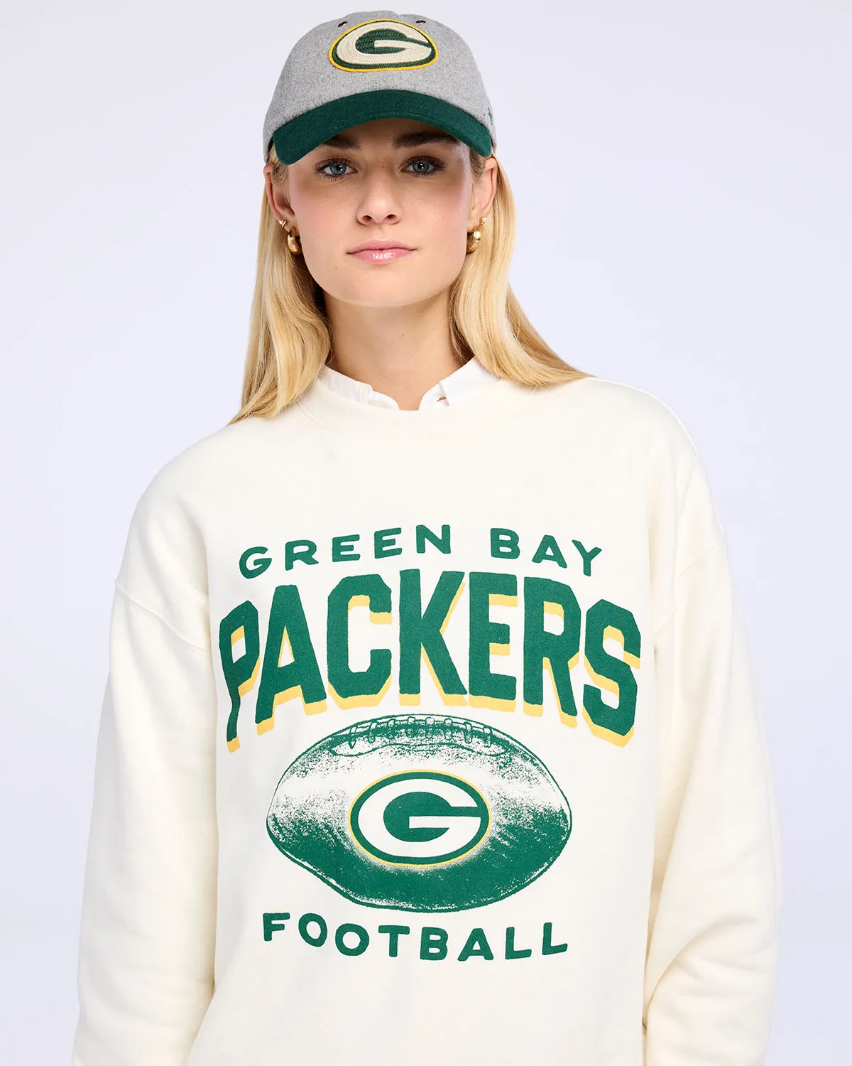GREEN BAY PACKERS ARCH CLOUD '47 OVERSIZED CREW WOMENS sold by 47 product image thumbnail 3