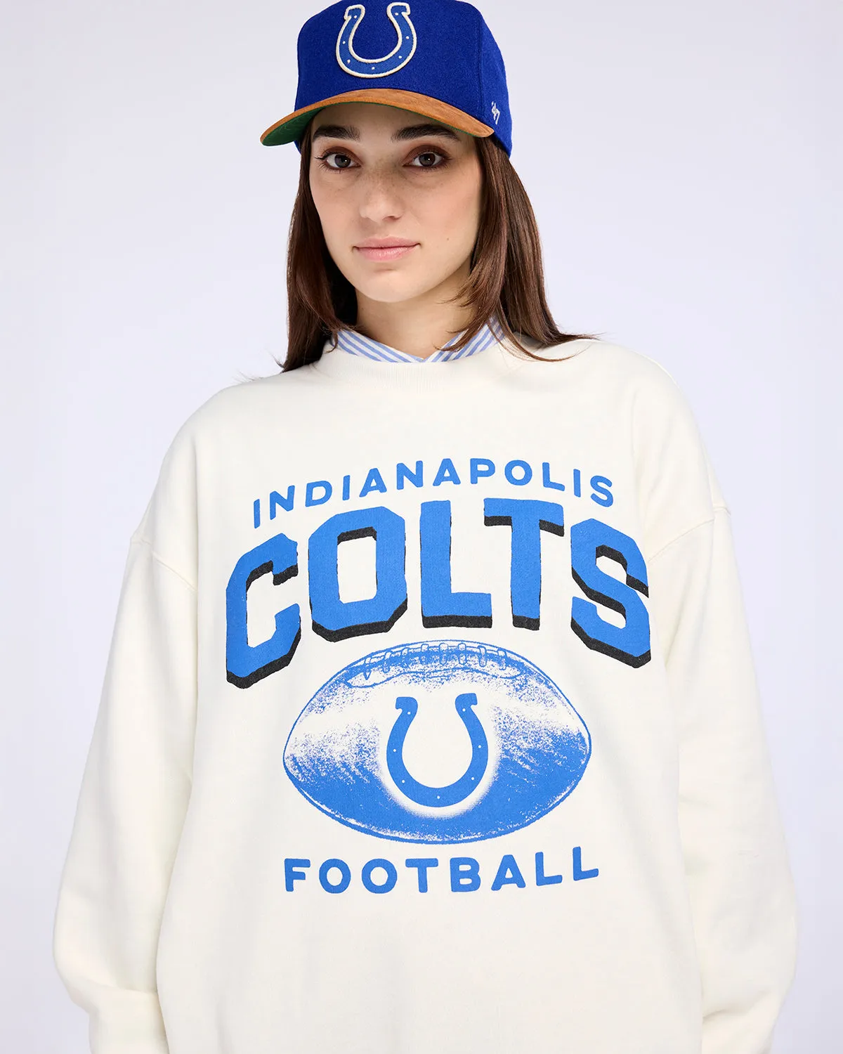 INDIANAPOLIS COLTS ARCH CLOUD '47 OVERSIZED CREW WOMENS sold by 47 product image thumbnail 3