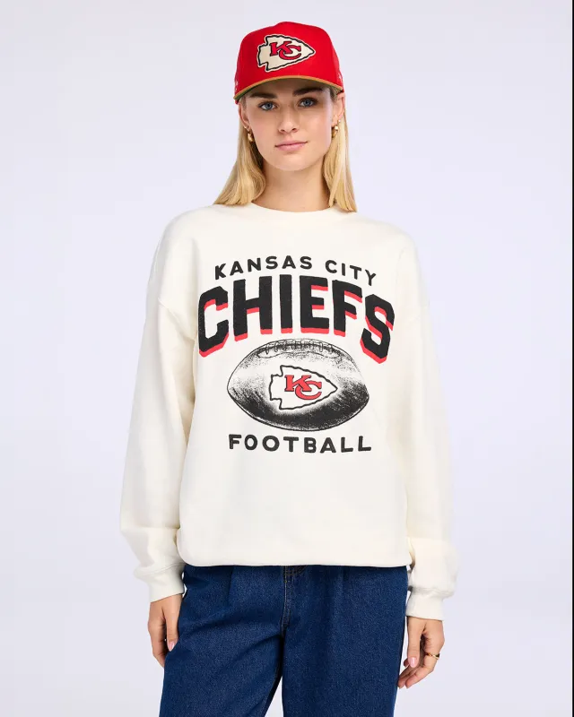 KANSAS CITY CHIEFS ARCH CLOUD '47 OVERSIZED CREW WOMENS sold by 47