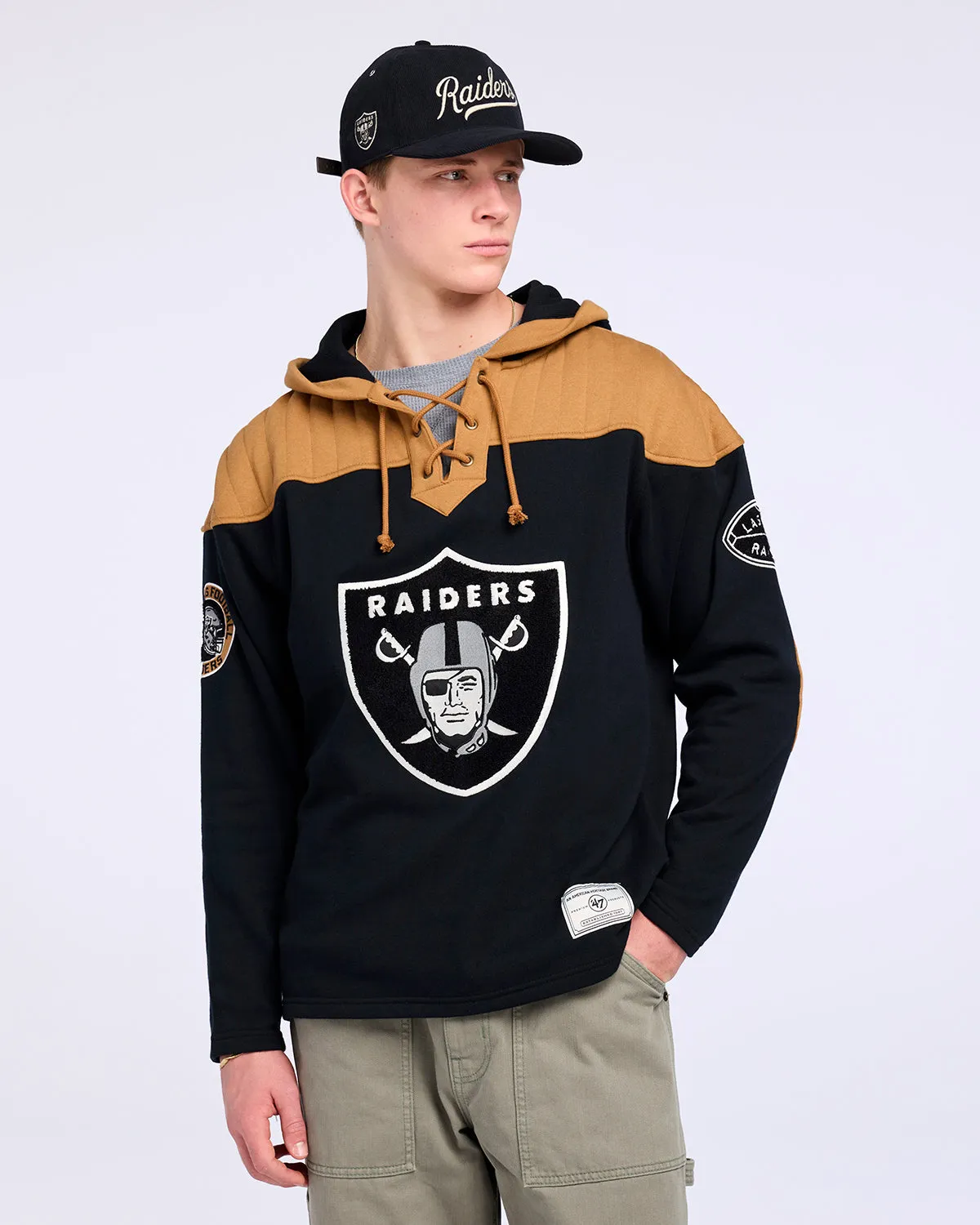 LAS VEGAS RAIDERS FLANNAGAN '47 WINGBACK LACER sold by 47