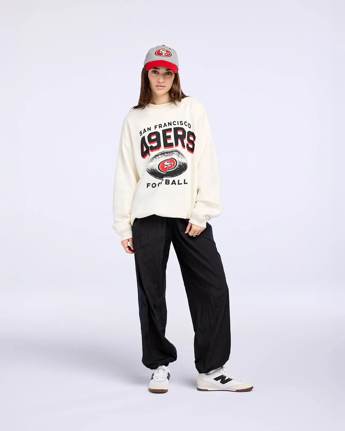 SAN FRANCISCO 49ERS ARCH CLOUD '47 OVERSIZED CREW WOMENS sold by 47 product image thumbnail 4