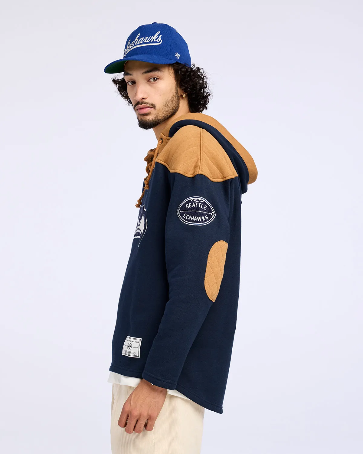 SEATTLE SEAHAWKS FLANNAGAN '47 WINGBACK LACER sold by 47 product image thumbnail 3