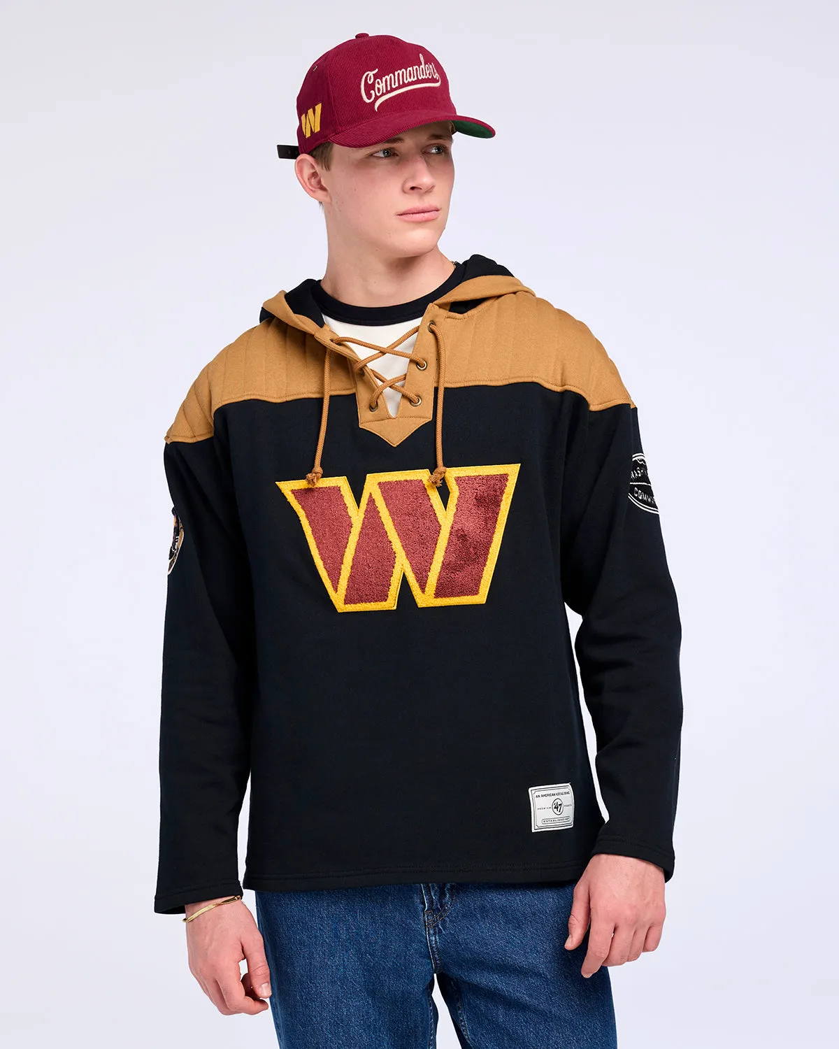 WASHINGTON COMMANDERS FLANNAGAN '47 WINGBACK LACER sold by 47