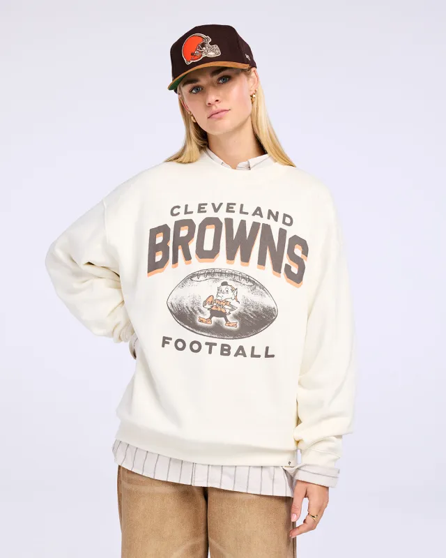 CLEVELAND BROWNS HISTORIC ARCH CLOUD '47 OVERSIZED CREW WOMENS sold by 47