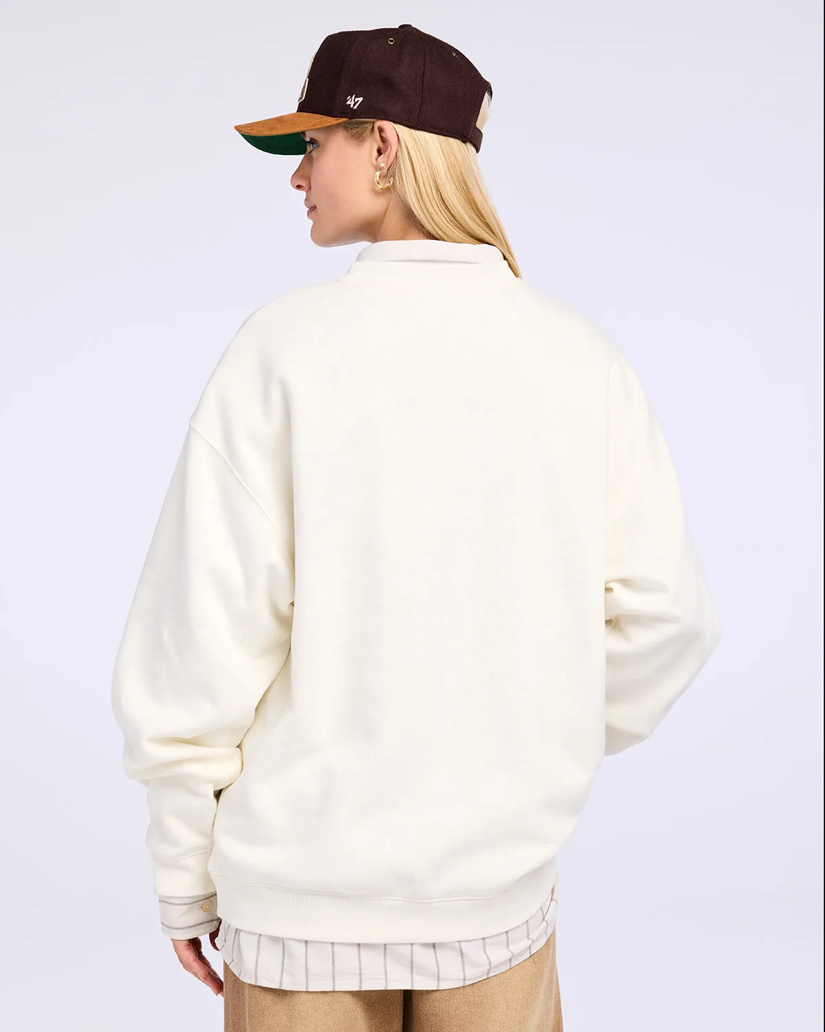 CLEVELAND BROWNS HISTORIC ARCH CLOUD '47 OVERSIZED CREW WOMENS sold by 47 product image thumbnail 2