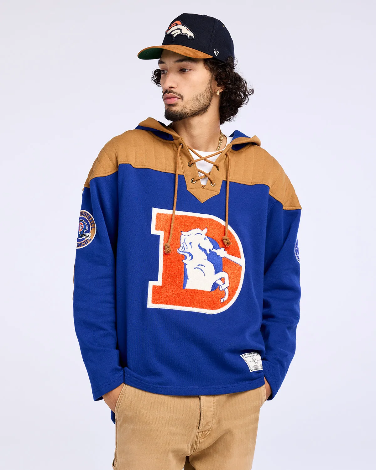 DENVER BRONCOS HISTORIC FLANNAGAN '47 WINGBACK LACER sold by 47