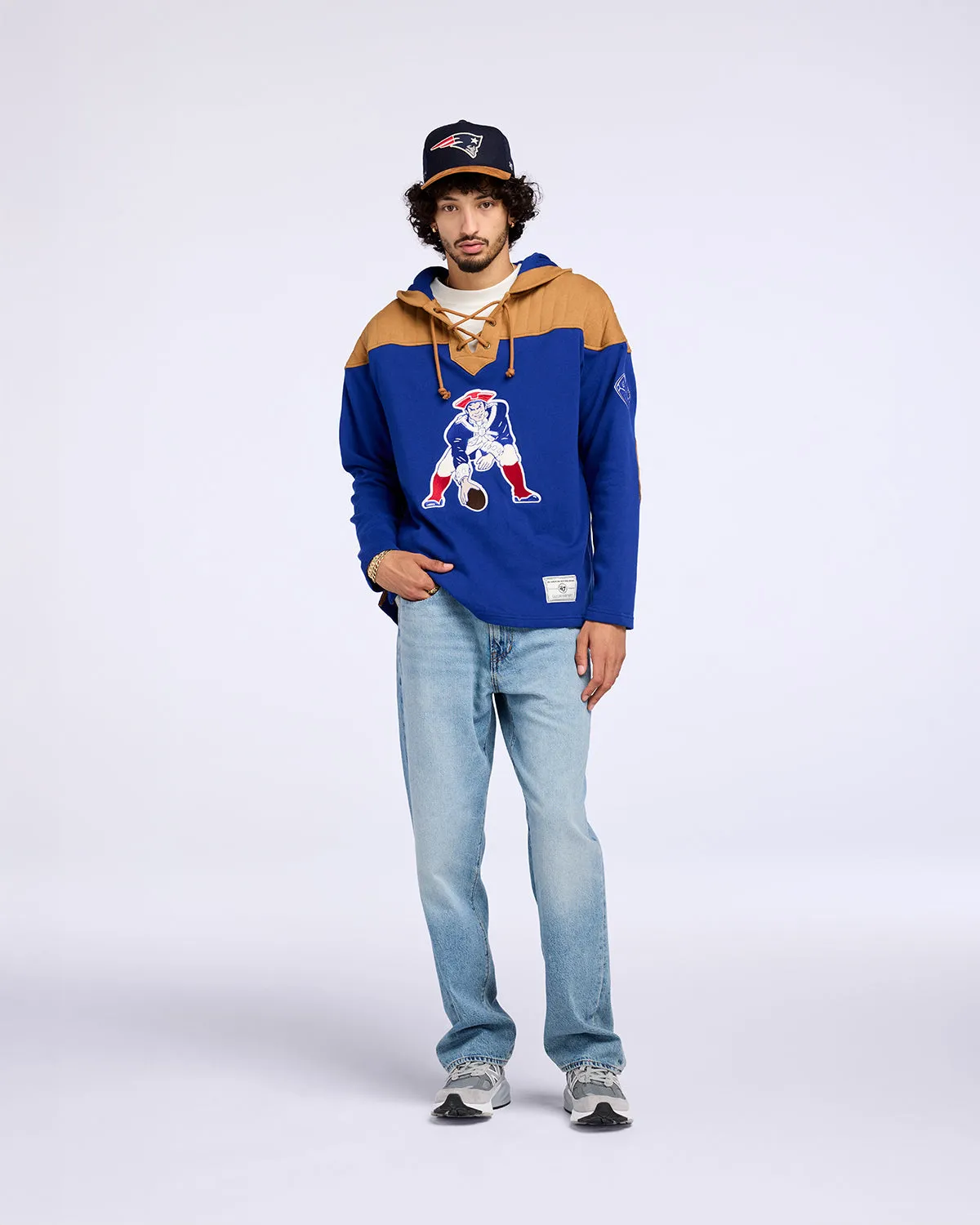 NEW ENGLAND PATRIOTS HISTORIC FLANNAGAN '47 WINGBACK LACER sold by 47 product image thumbnail 5