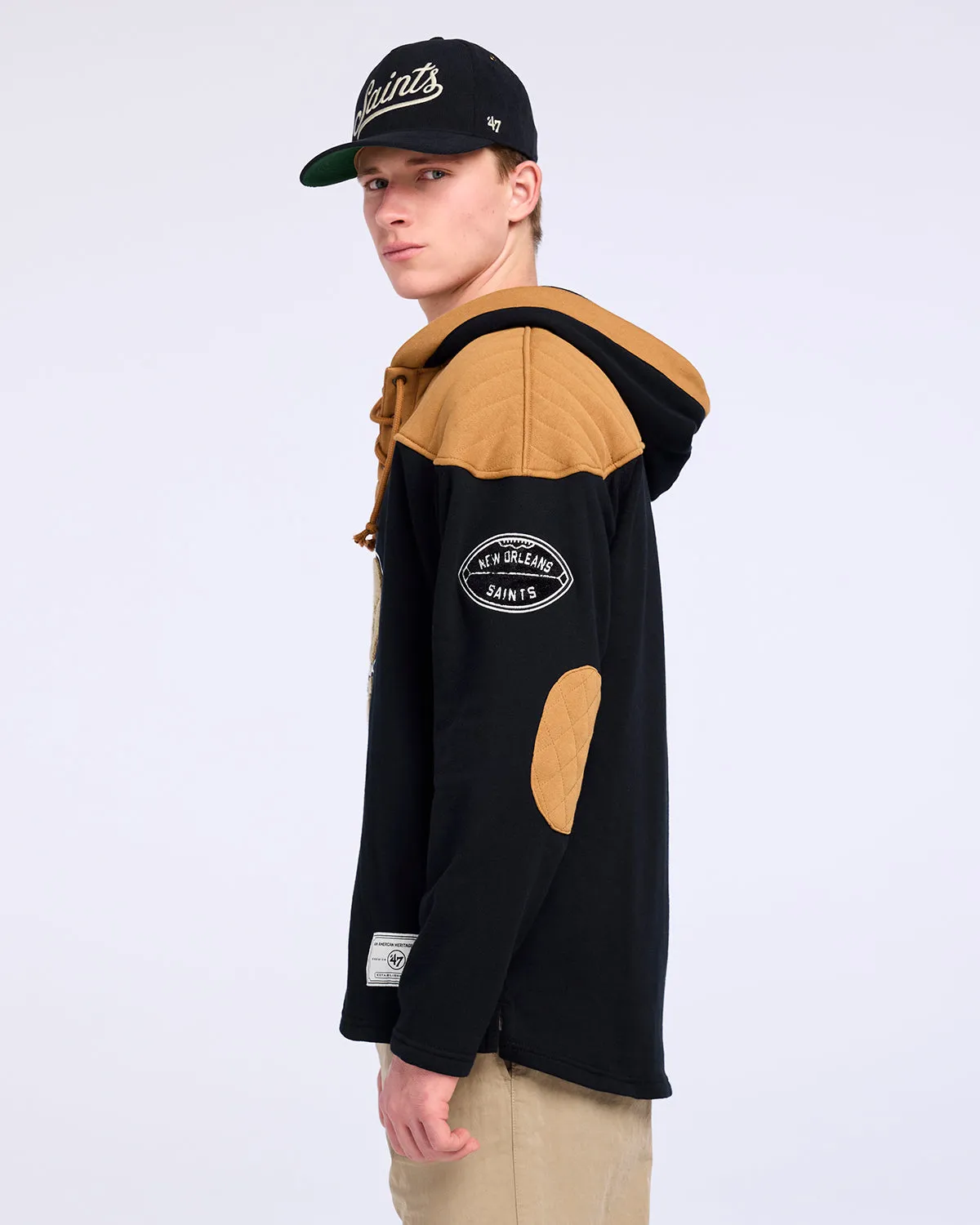 NEW ORLEANS SAINTS HISTORIC FLANNAGAN '47 WINGBACK LACER sold by 47 product image thumbnail 3