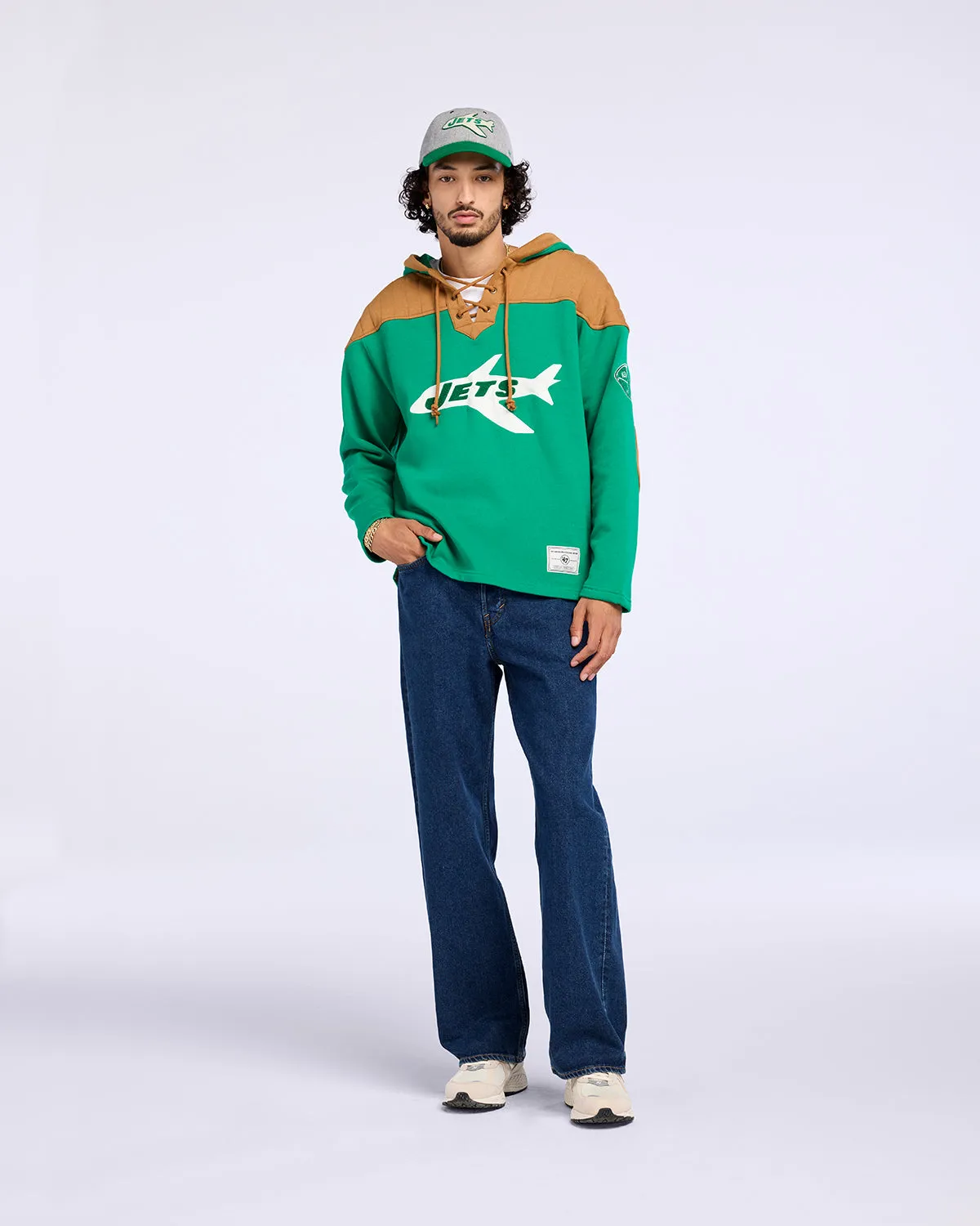 NEW YORK JETS HISTORIC FLANNAGAN '47 WINGBACK LACER sold by 47 product image thumbnail 5