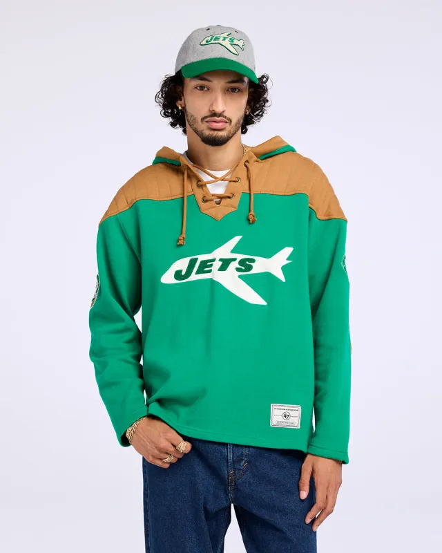 NEW YORK JETS HISTORIC FLANNAGAN '47 WINGBACK LACER sold by 47