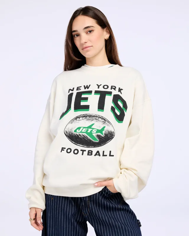 NEW YORK JETS HISTORIC ARCH CLOUD '47 OVERSIZED CREW WOMENS sold by 47
