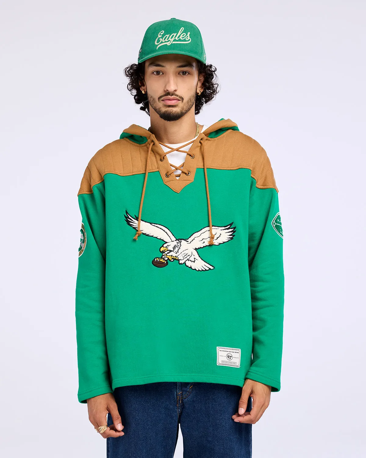 PHILADELPHIA EAGLES HISTORIC FLANNAGAN '47 WINGBACK LACER sold by 47