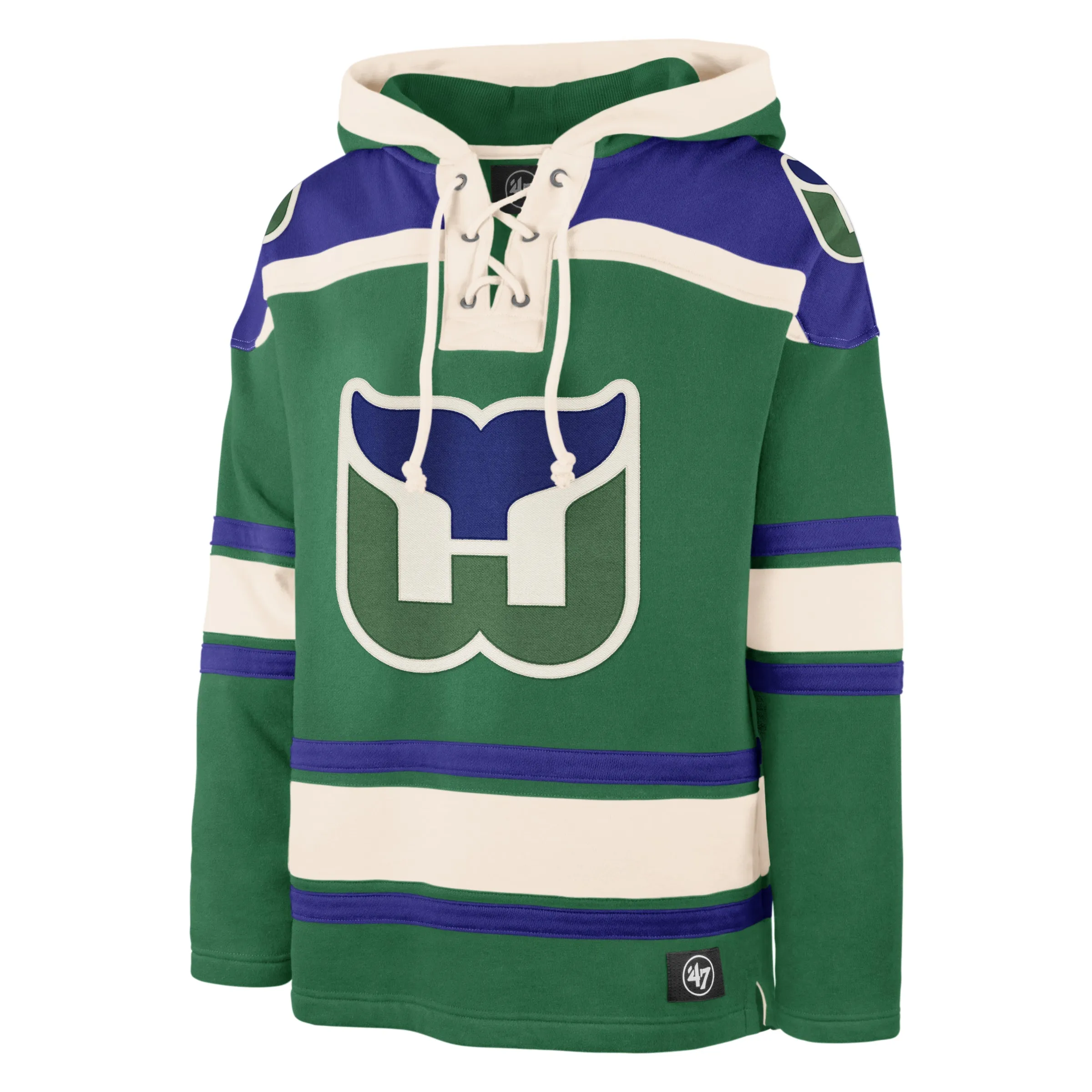 HARTFORD WHALERS VINTAGE SUPERIOR '47 LACER HOOD sold by 47